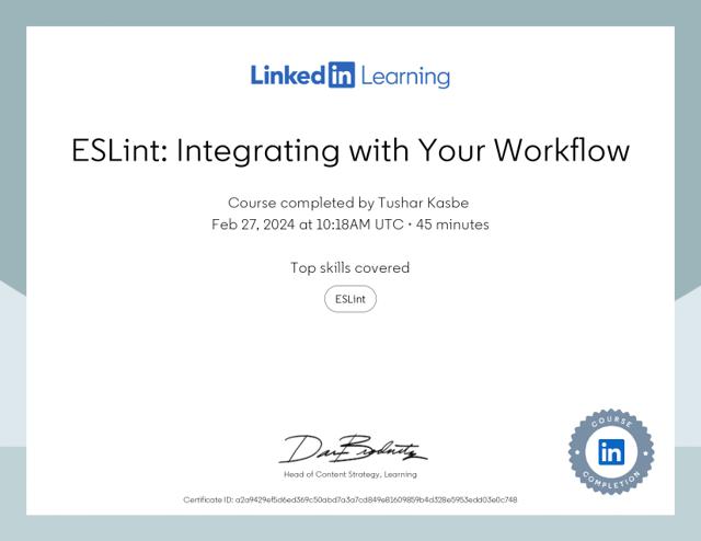 ESLint & Code Standards